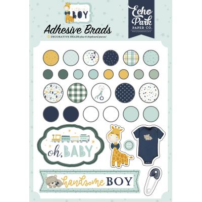 Echo Park It's A Boy Embellishments - Adhesive Brads